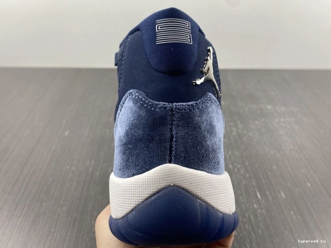 VELVET WMNS MIDNIGHT 11 AR0715-441 AIR JORDAN NAVY 0805